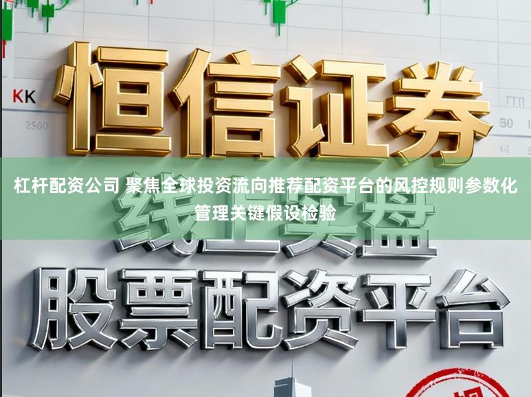 杠杆配资公司 聚焦全球投资流向推荐配资平台的风控规则参数化管理关键假设检验