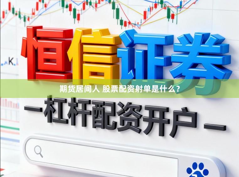 期货居间人 股票配资射单是什么？