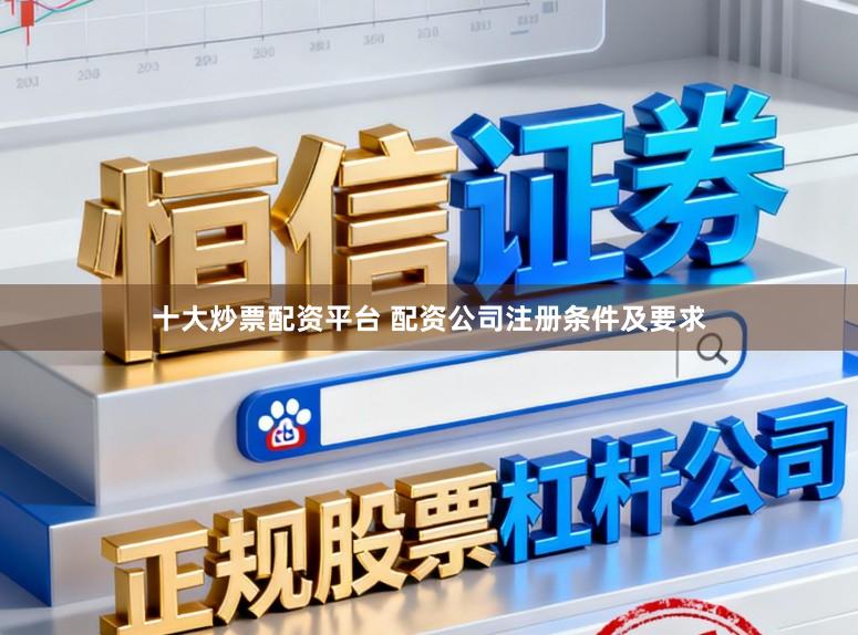 十大炒票配资平台 配资公司注册条件及要求